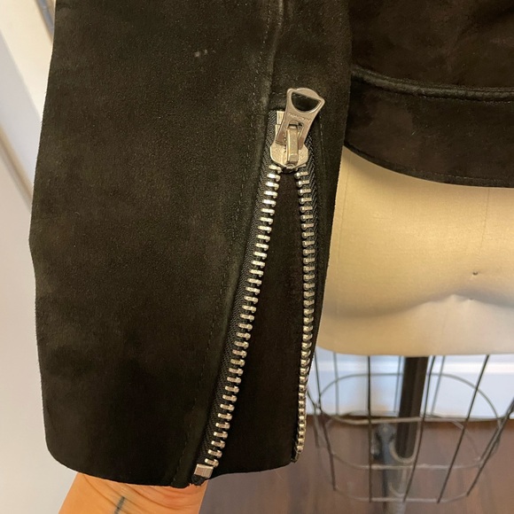 ACNE SUEDE MOCK LEATHER JACKET - Picture 5 of 8